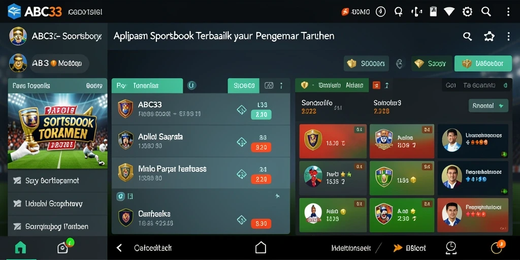 Tampilan gameplay menarik dan interaktif dari ABC33.
