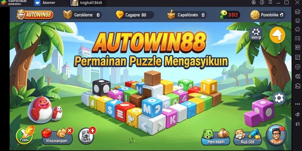 Gameplay AUTOWIN88 menampilkan teka-teki yang menantang dan menarik.
