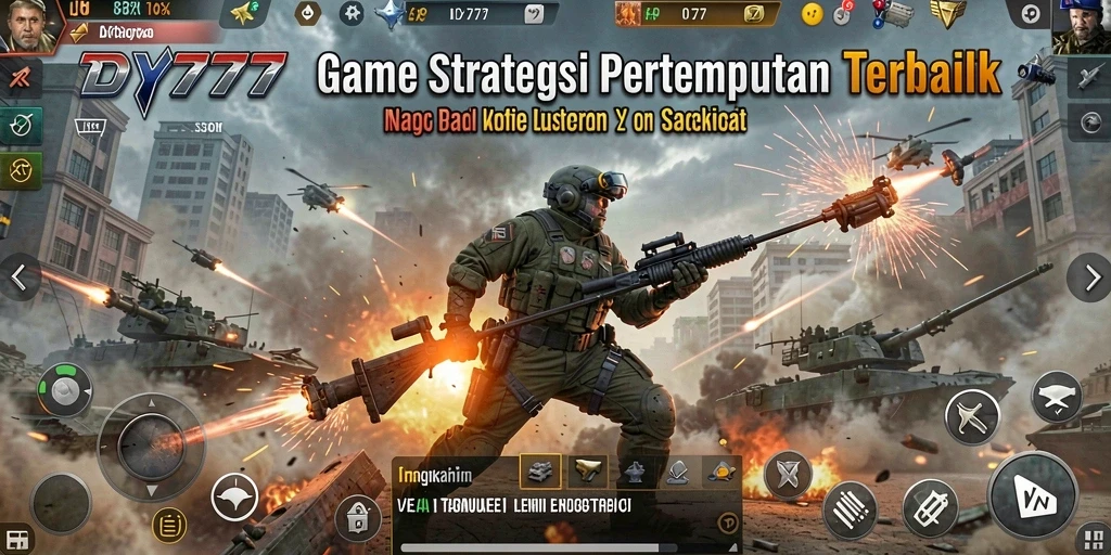 Tampilan pertarungan seru dalam game SLG DY777.