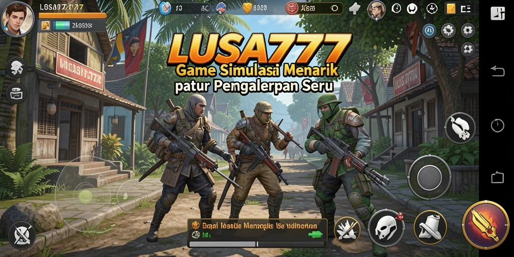 Screenshot LUSA777 menampilkan pemain berinteraksi dalam dunia simulasi yang menarik.