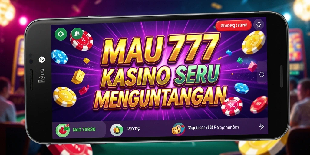 Screenshot gameplay MAU777 menampilkan aksi seru permainan kasino.