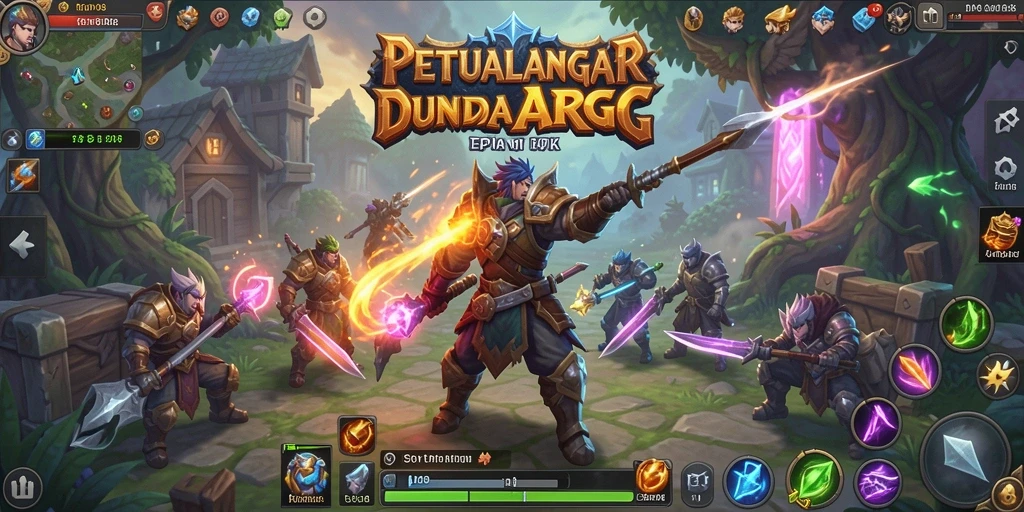 Gameplay seru dengan pertarungan karakter ARPG di MPO08.