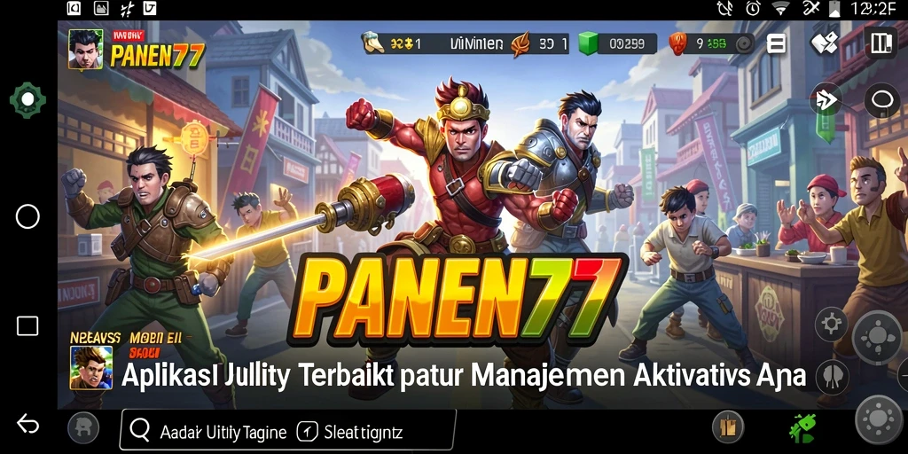 Screenshot utama PANEN77 menampilkan antarmuka aplikasi Utility yang menarik.