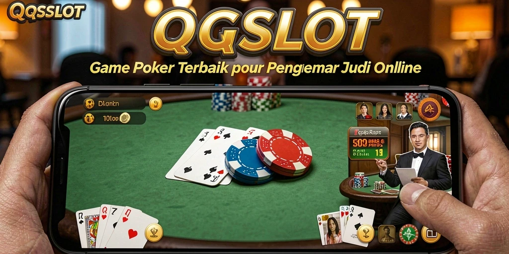 Screenshot QQSLOT menampilkan gameplay Poker yang menarik dan seru.