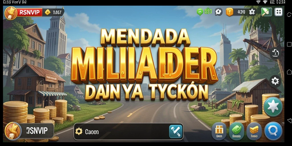 Screenshot gameplay RSNVIP yang menunjukkan suasana bisnis yang dinamis.