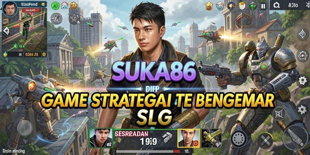 Tampilkan aksi seru dalam pertempuran strategis SUKA86.