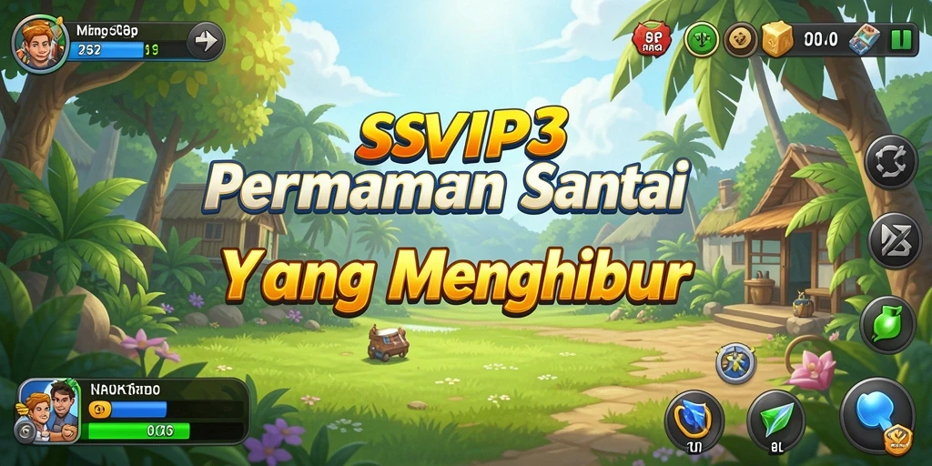 Screenshot gameplay SVIP3 yang menampilkan keseruan permainan santai.