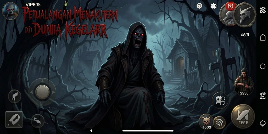 Screenshot utama VIP805 menampilkan gameplay mencekam yang penuh ketegangan.